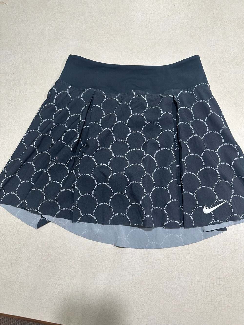 Nike Women's Fall Advantage Print Tennis Pickleball Skirt Skort Black SZ S